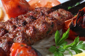 Lean grilled kebabs - healthy protein at Pita House