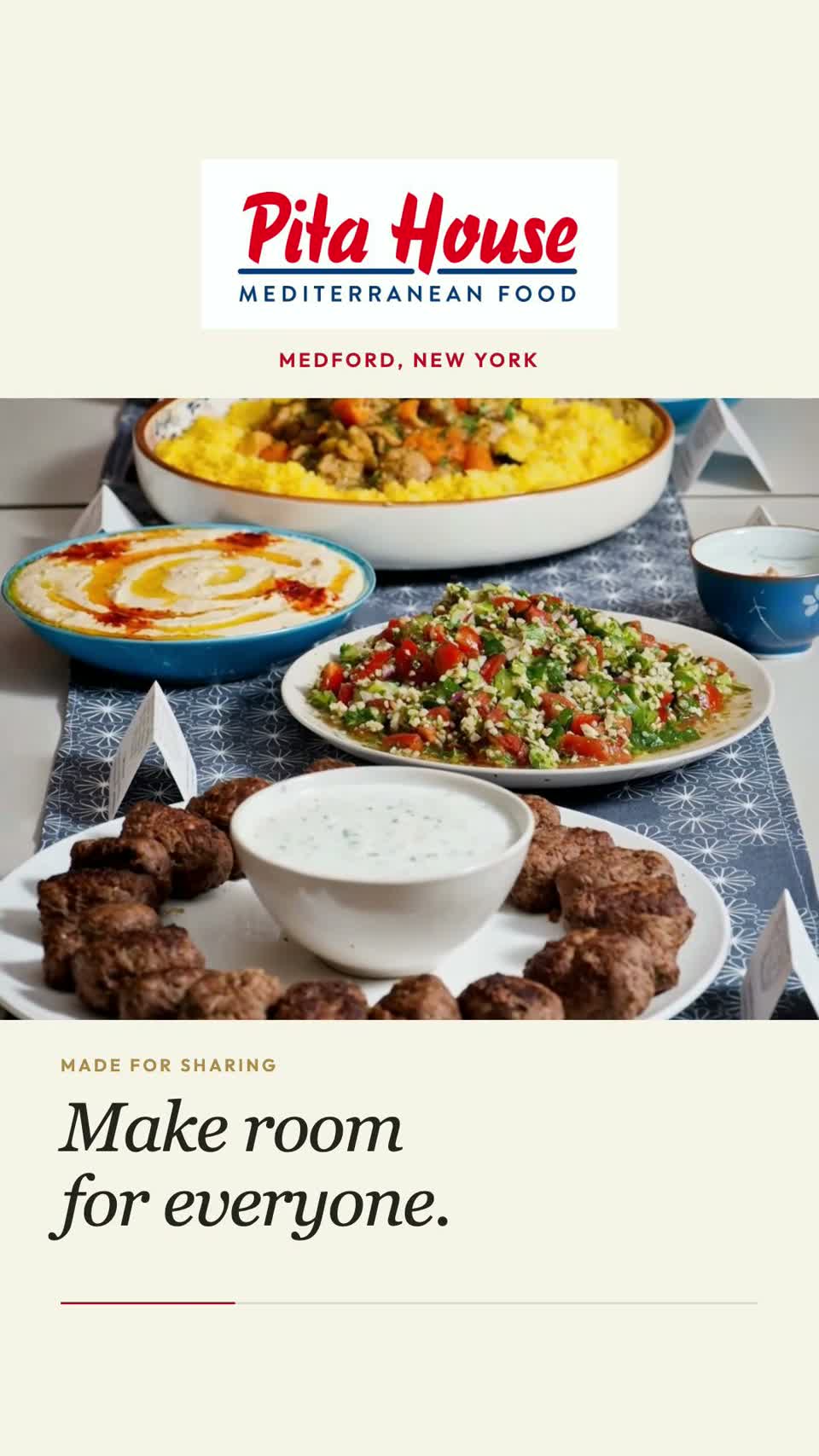 Made for Sharing — Mediterranean Feast