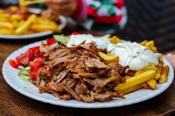 Iskender Kebab (Iskender Kebabi) - Traditional Turkish dish at Pita House Long Island - $26.00